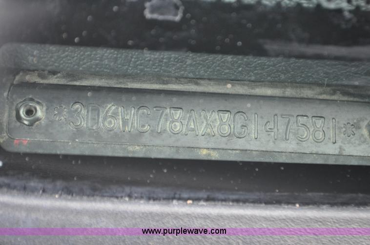 image for item F2365 2008 Dodge Ram 5500 HD Quad Cab flatbed truck