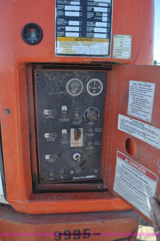 image for item F2369 1999 Snorkel TB80 boom lift