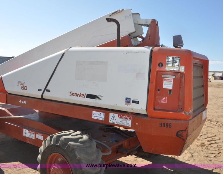 image for item F2369 1999 Snorkel TB80 boom lift