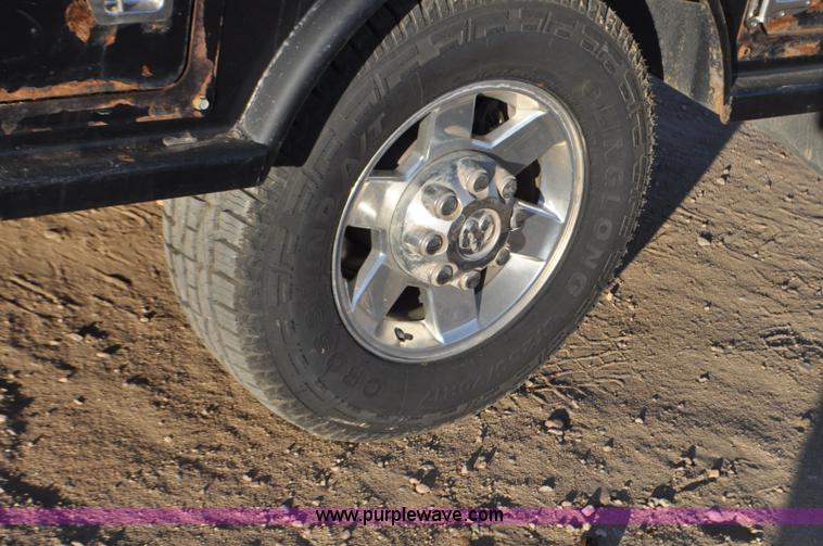 image for item F2375 2010 Dodge Ram 3500 Quad Cab flatbed truck