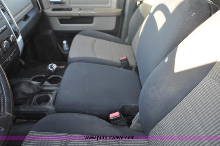 image for item F2375 2010 Dodge Ram 3500 Quad Cab flatbed truck