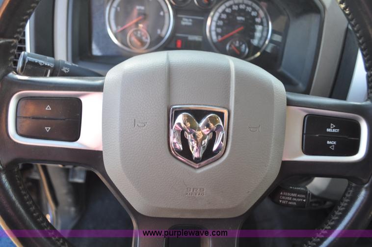 image for item F2375 2010 Dodge Ram 3500 Quad Cab flatbed truck