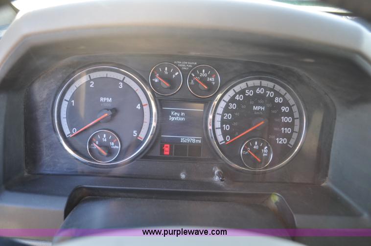 image for item F2375 2010 Dodge Ram 3500 Quad Cab flatbed truck