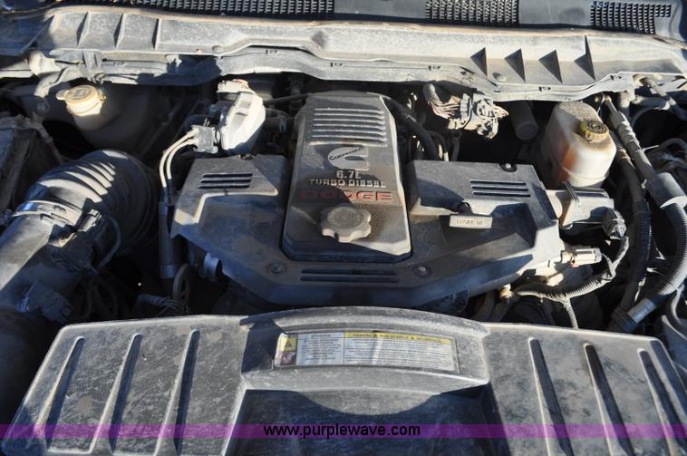 image for item F2375 2010 Dodge Ram 3500 Quad Cab flatbed truck