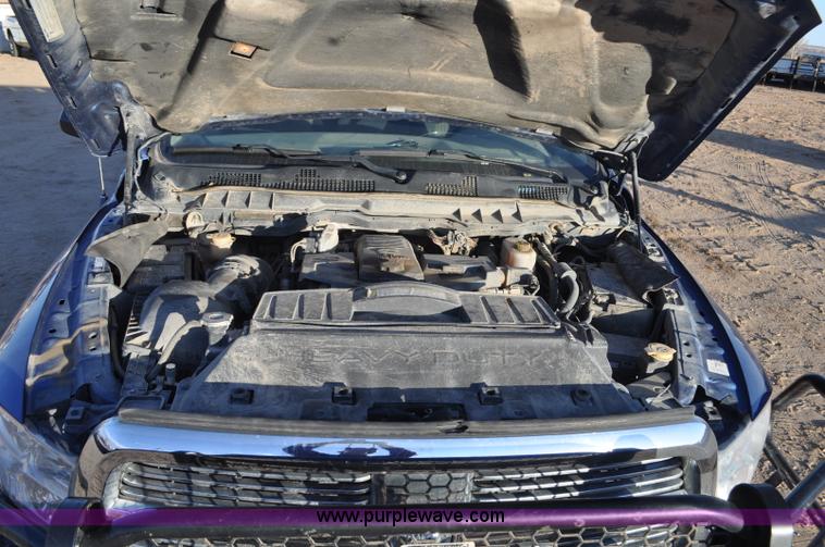 image for item F2375 2010 Dodge Ram 3500 Quad Cab flatbed truck