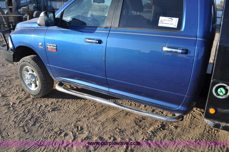 image for item F2375 2010 Dodge Ram 3500 Quad Cab flatbed truck