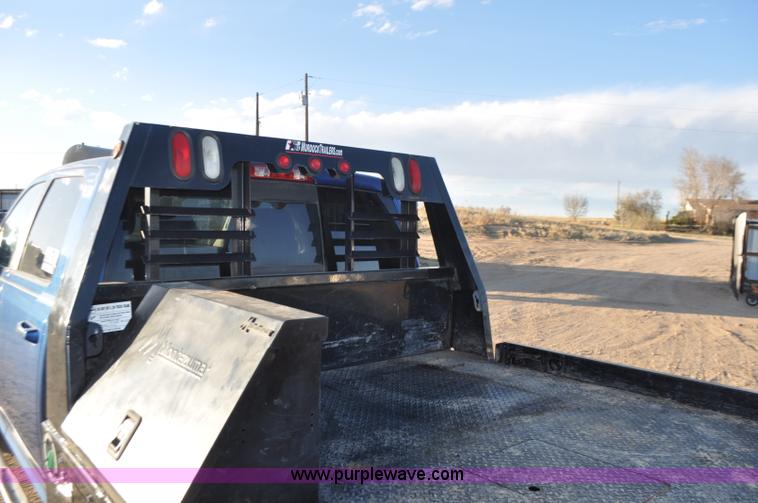 image for item F2375 2010 Dodge Ram 3500 Quad Cab flatbed truck