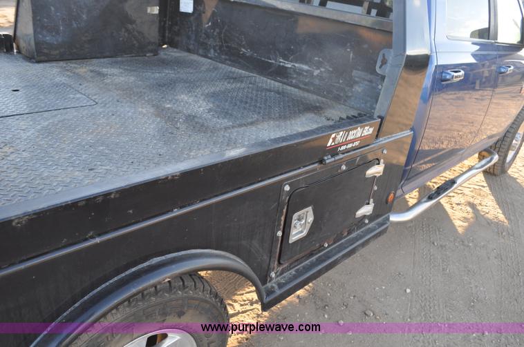 image for item F2375 2010 Dodge Ram 3500 Quad Cab flatbed truck