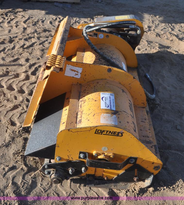 image for item F2389 Loftness skid steer shredder