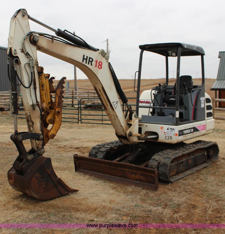 image for item F7568 2005 Terex HR18 compact excavator