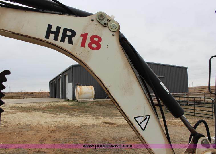 image for item F7568 2005 Terex HR18 compact excavator
