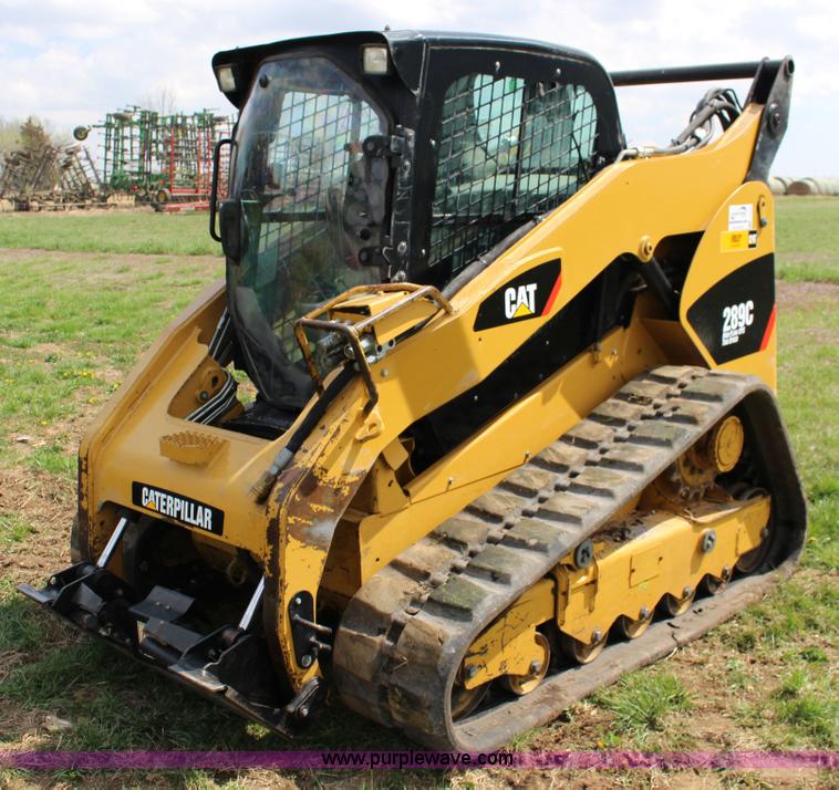 image for item F7644 2012 Caterpillar 289C tracked skid steer