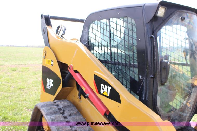 image for item F7644 2012 Caterpillar 289C tracked skid steer