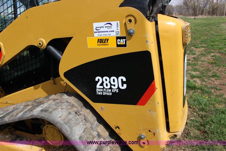 image for item F7644 2012 Caterpillar 289C tracked skid steer