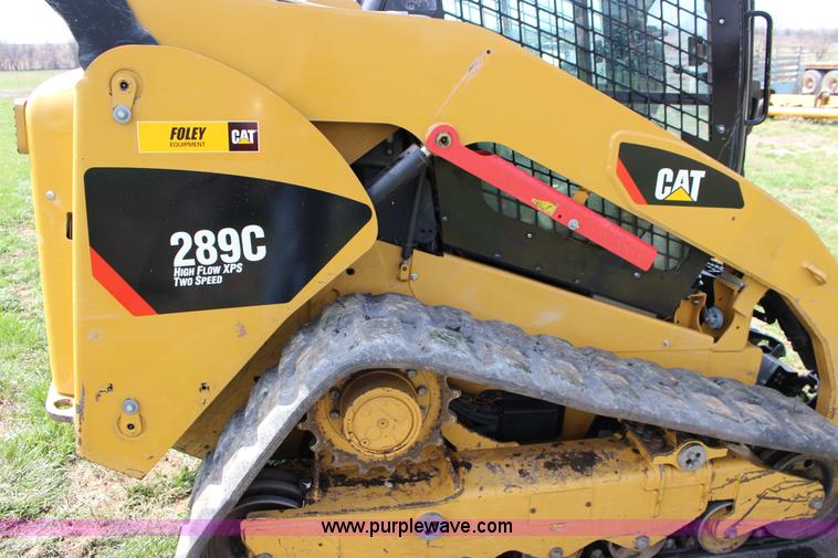 image for item F7644 2012 Caterpillar 289C tracked skid steer