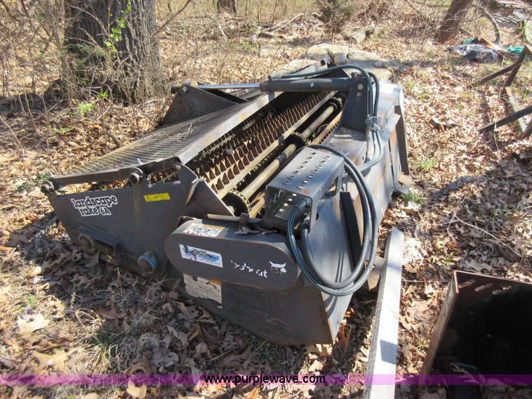 image for item F8448 Bobcat landscape rake skid steer attachment