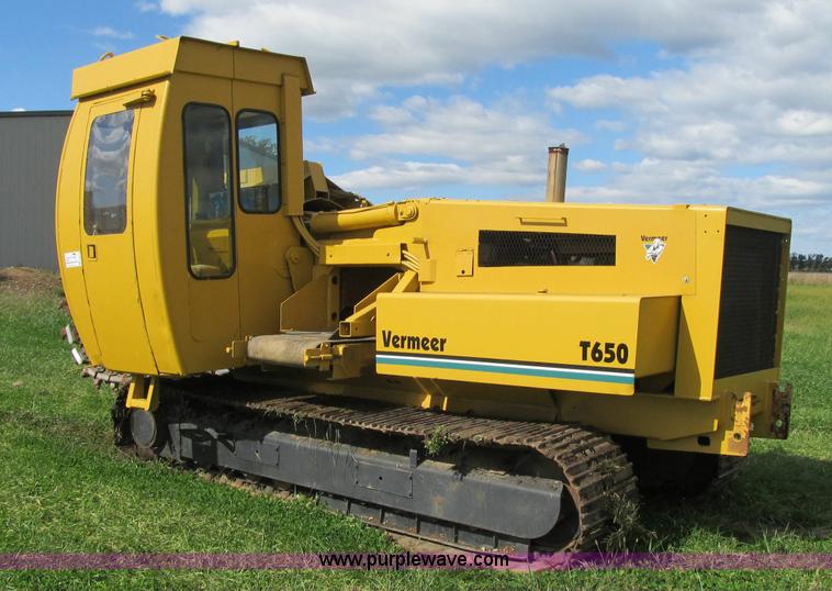 image for item G6510 1987 Vermeer T650 trencher