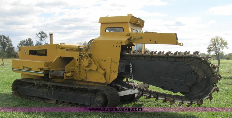 image for item G6510 1987 Vermeer T650 trencher
