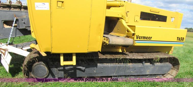 image for item G6510 1987 Vermeer T650 trencher