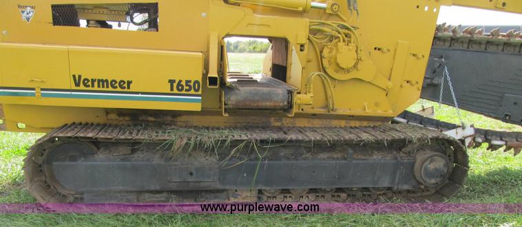 image for item G6510 1987 Vermeer T650 trencher