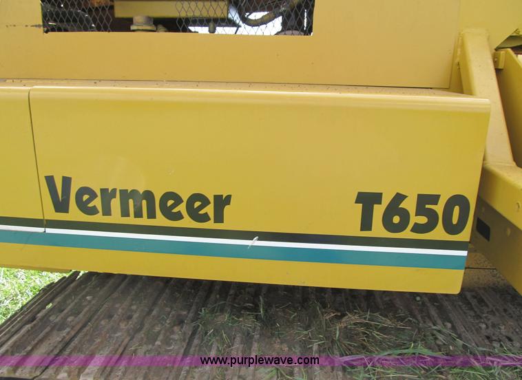 image for item G6510 1987 Vermeer T650 trencher