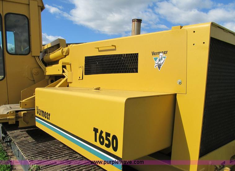 image for item G6510 1987 Vermeer T650 trencher