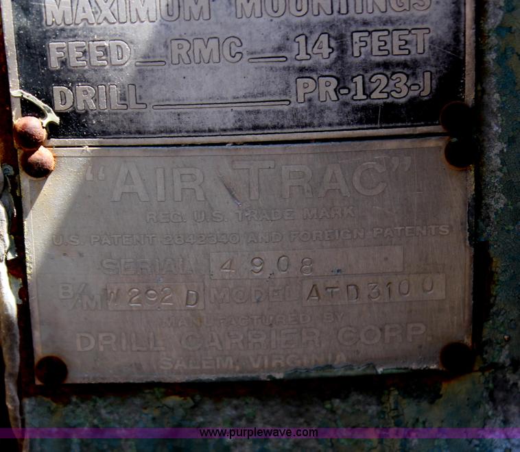 image for item H2646 Gardner Denver ATD3100 air track drill