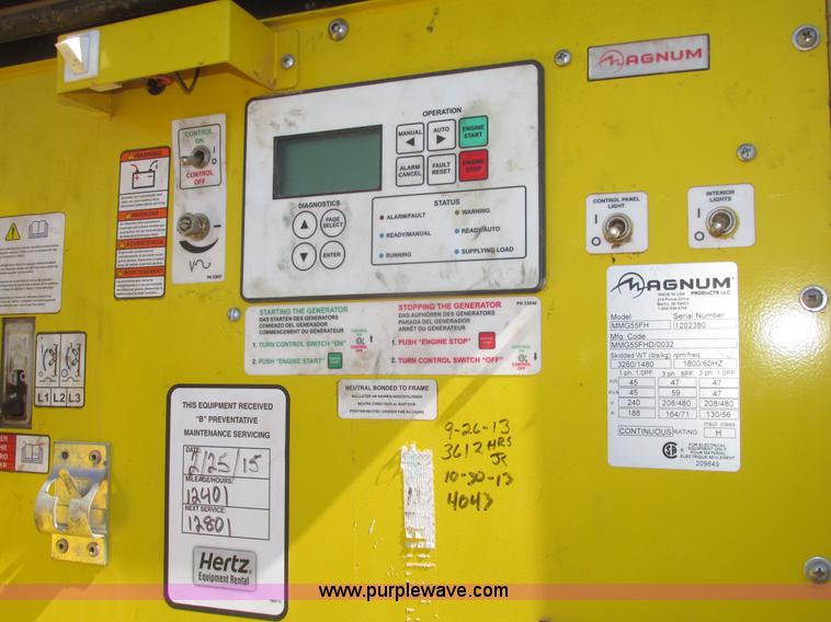 image for item H4709 2012 Magnum MM55 generator