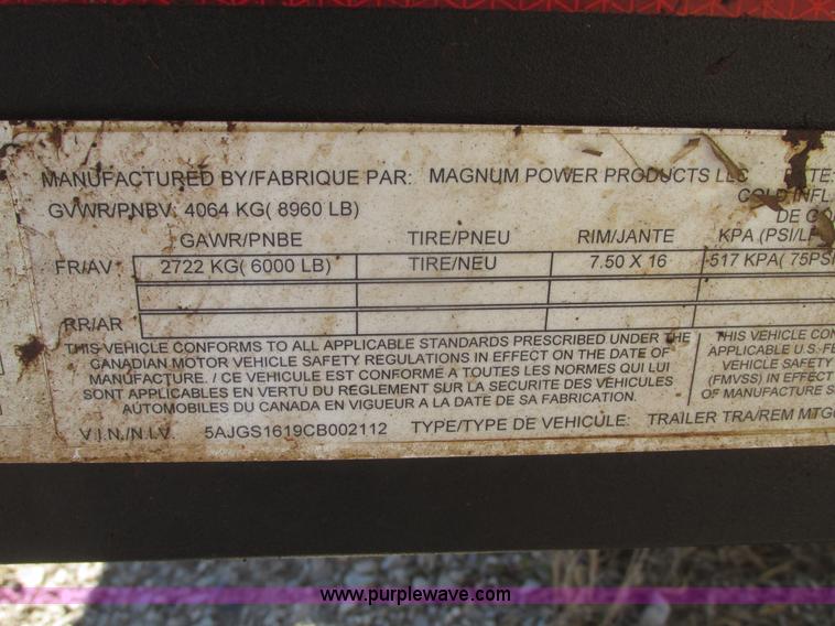 image for item H4709 2012 Magnum MM55 generator