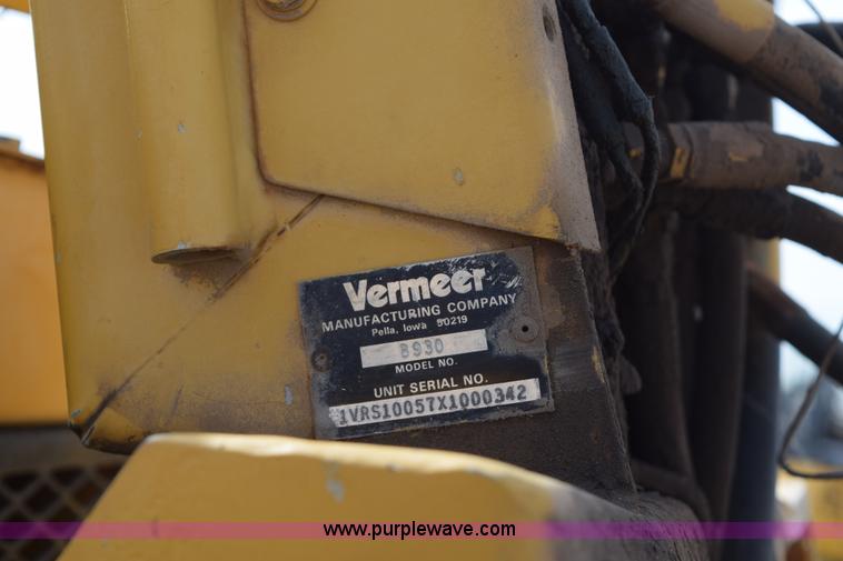 image for item H5233 Vermeer V8550A trencher