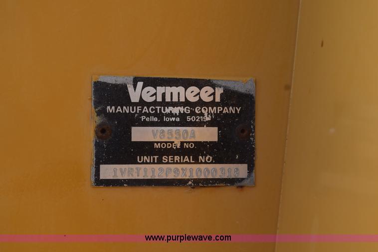 image for item H5233 Vermeer V8550A trencher