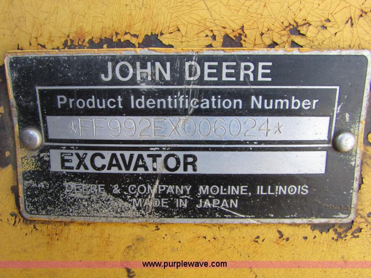 image for item I6527 1997 John Deere 992E-LC excavator