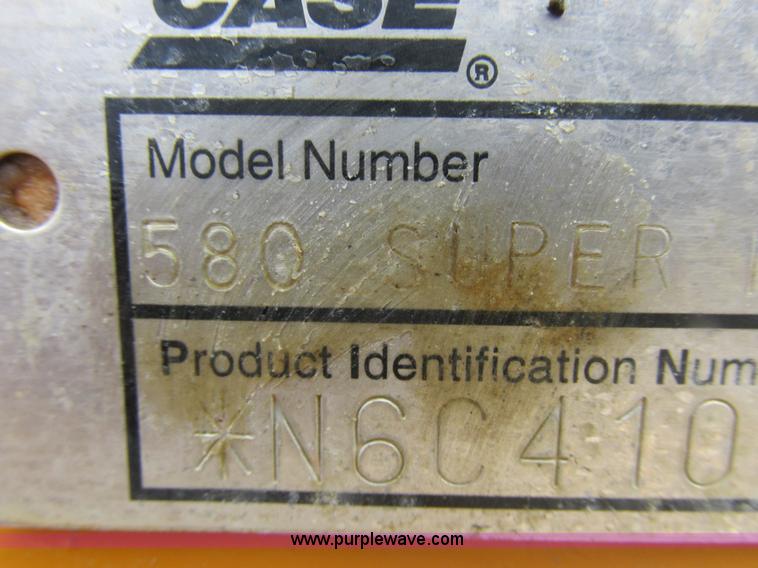 image for item K2068 2006 Case 580 Super M backhoe