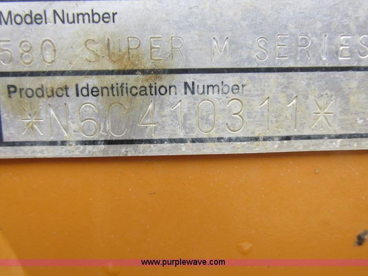 image for item K2068 2006 Case 580 Super M backhoe