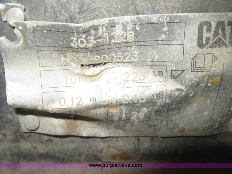 image for item K2971 2000 Caterpillar 303.5 compact excavator