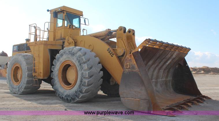 image for item K6754 1983 Caterpillar 992C wheel loader