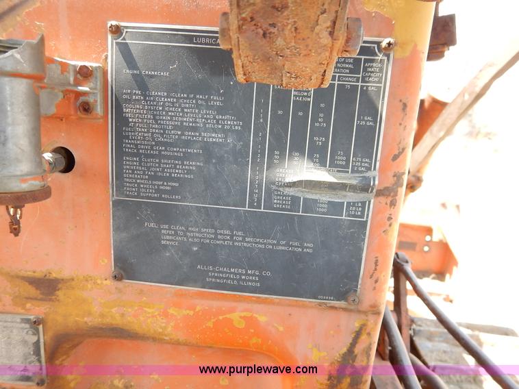 image for item K7330 Allis Chalmers HD9 dozer