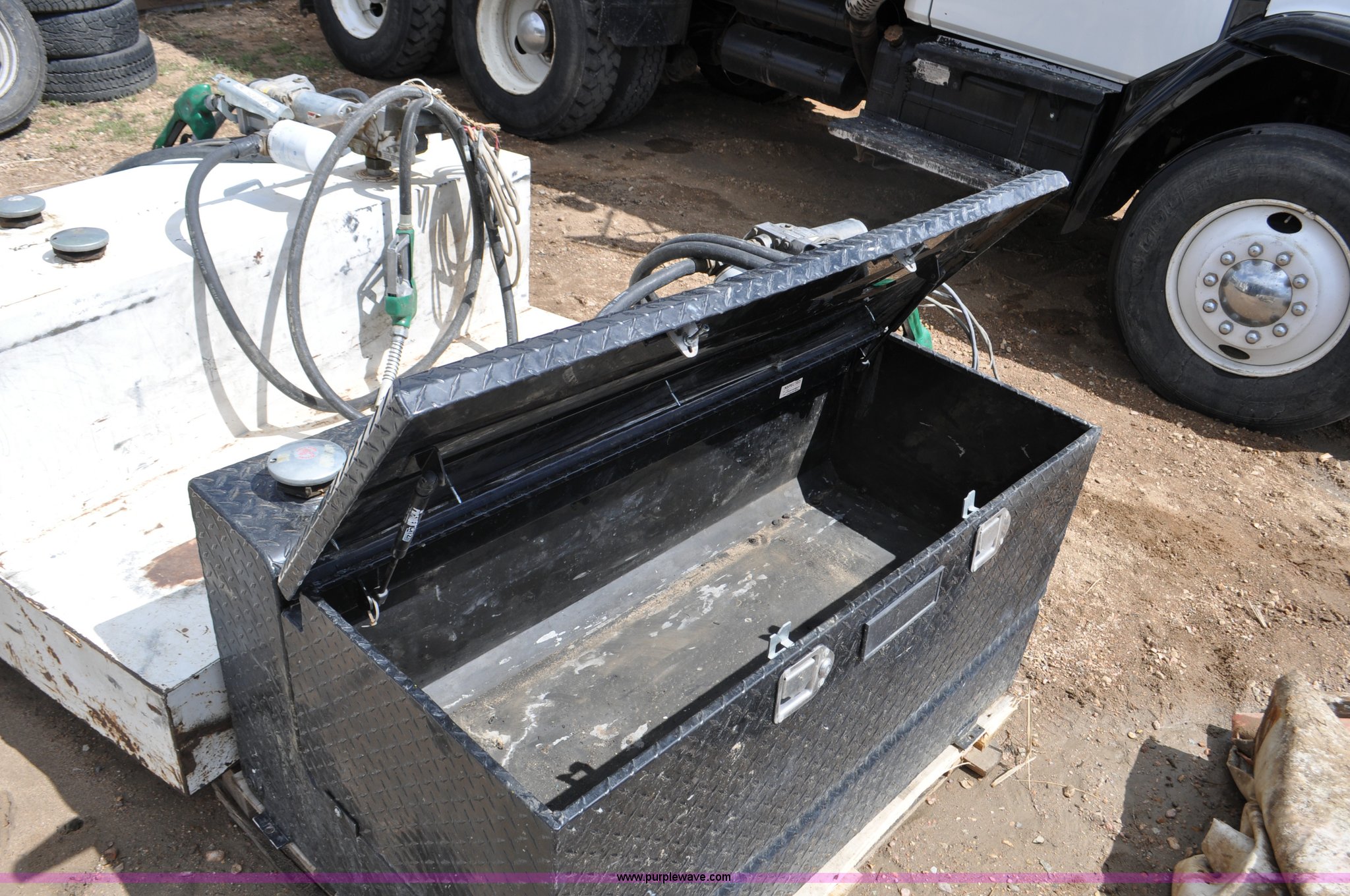 (3) fuel tanks in Kersey, CO Item F2396 sold Purple Wave