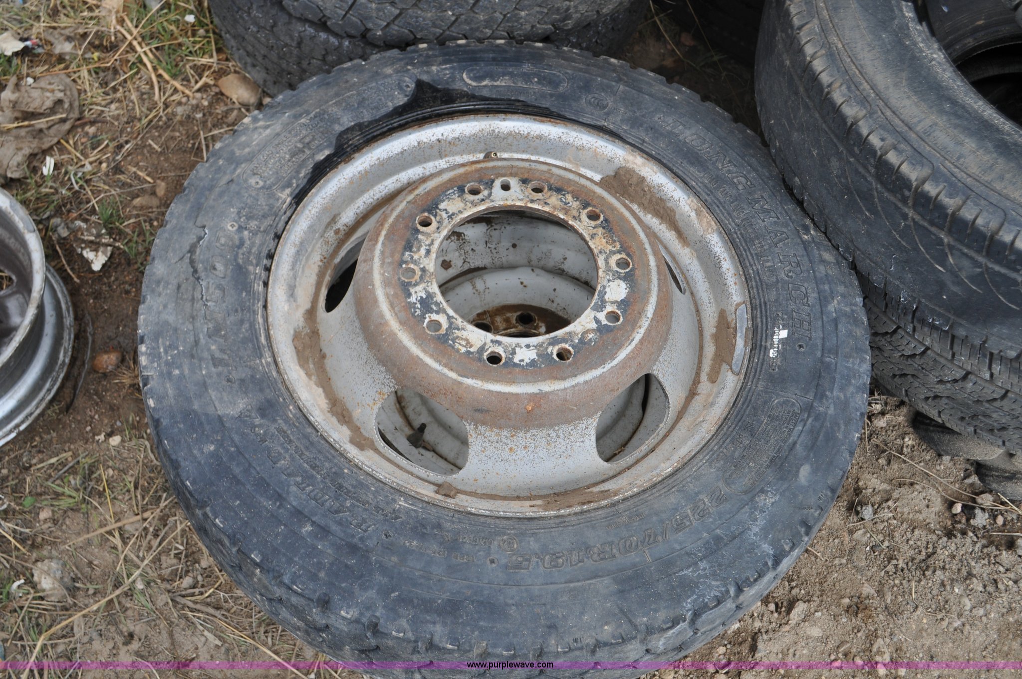 Approximately 40 tires in Kersey, CO Item F2397 sold Purple Wave
