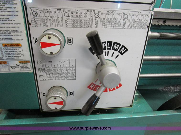 image for item BA9340 Grizzly G9036 floor lathe