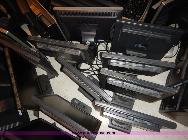 image for item BJ9653 Approximately 40 computer monitors