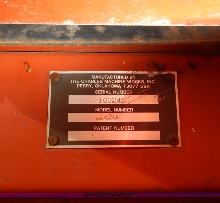 image for item BJ9664 Ditch Witch A420 backhoe attachment