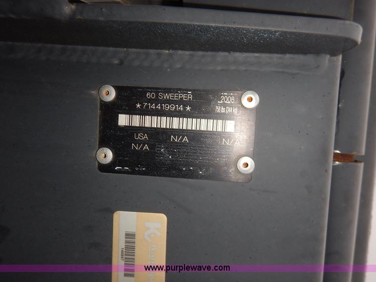 image for item BJ9728 Bobcat sweeper attachment