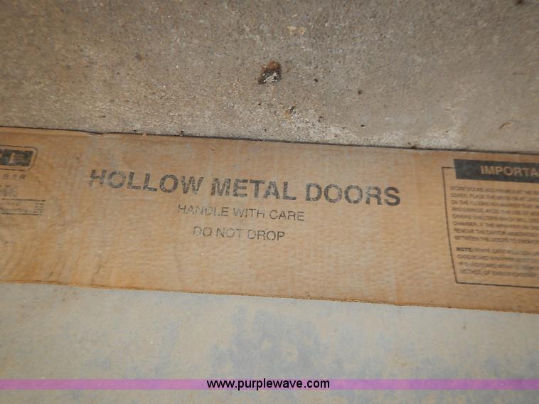 image for item BJ9734 (2) hollow metal steel doors