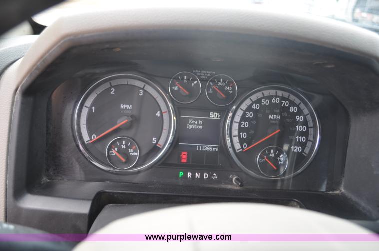 image for item F2364 2011 Dodge Ram 5500 HD Quad Cab flatbed truck