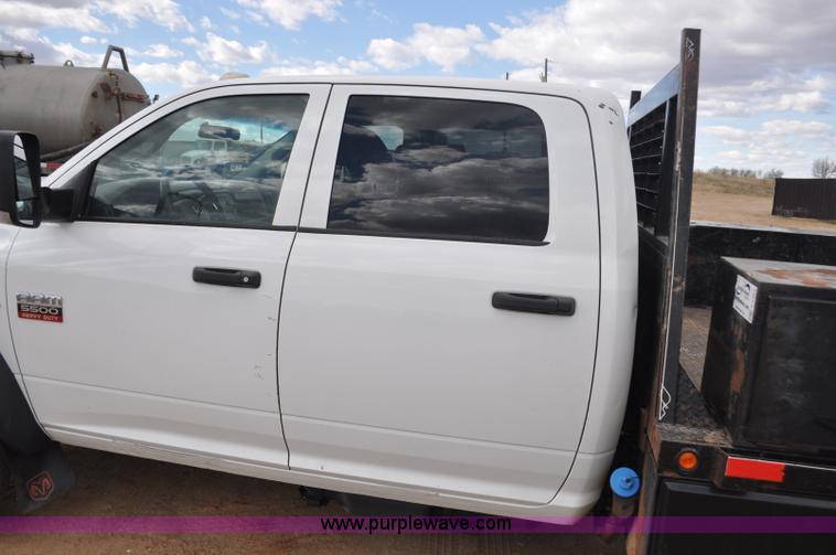 image for item F2364 2011 Dodge Ram 5500 HD Quad Cab flatbed truck