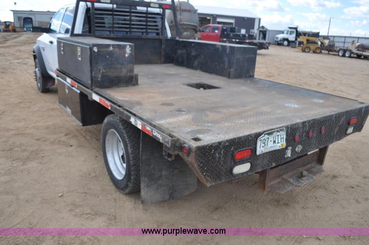 image for item F2364 2011 Dodge Ram 5500 HD Quad Cab flatbed truck
