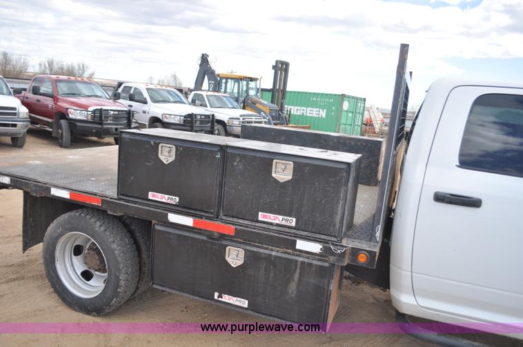 image for item F2364 2011 Dodge Ram 5500 HD Quad Cab flatbed truck