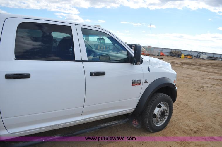image for item F2364 2011 Dodge Ram 5500 HD Quad Cab flatbed truck