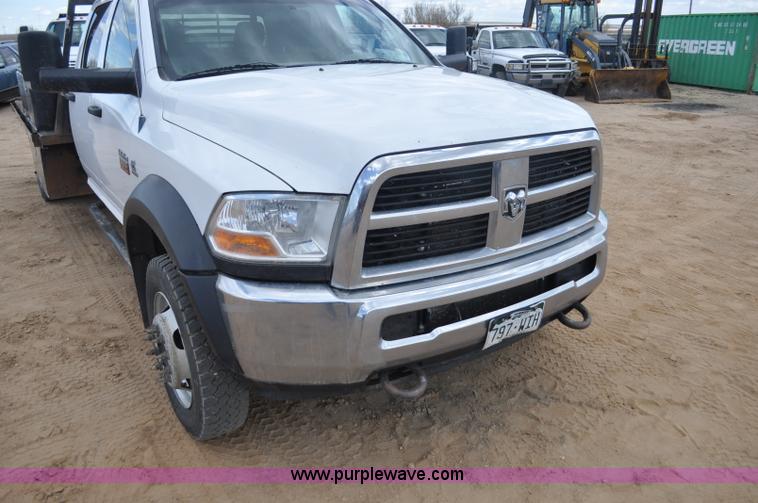image for item F2364 2011 Dodge Ram 5500 HD Quad Cab flatbed truck